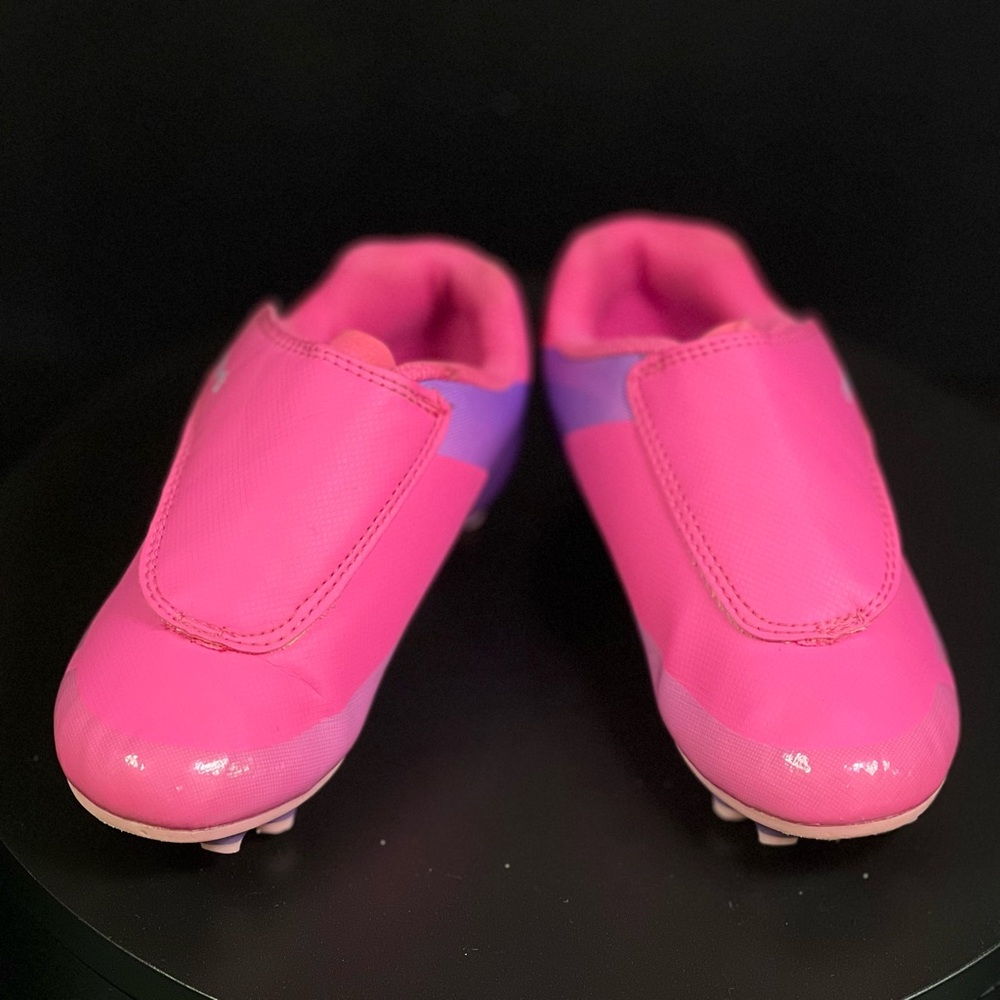 Kids Soccer Cleats Carter’s Size: US 11 Color pink & purple Condition: Excellent